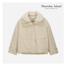 써스데이아일랜드 덤블 카라 다운 점퍼(T228MDJ238W)