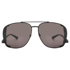 블랙 파일럿 남성 선글라스 SL 653 LEON LEATHER SPOILER 002 59