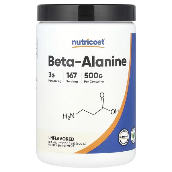 [무배]뉴트리코스트 베타-알라닌, 무맛, 500g(17.9oz)