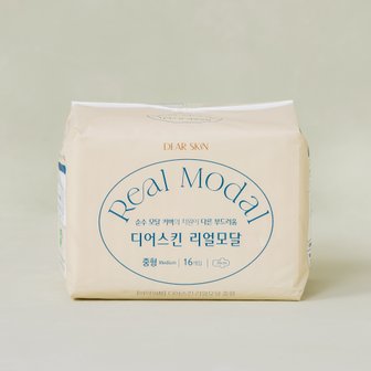 깨끗한나라 디어스킨 리얼모달 중형 16P