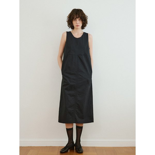 A3566 레이어드 맥시 원피스_Black