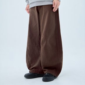 베이직 절개 커브드 코튼 팬츠 DLX3130 (3COLOR)