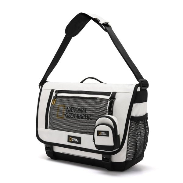 [여주점] N255ACR010 파치 메신저백 WHITE