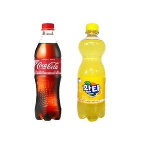 코카콜라 업소용 500ml 6입 + 환타 파인 500ml 6입