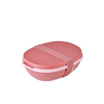  Mepal Ellipse Duo Lunch Box 메팔 점심 샐러드 과일 간식 식사 샌드위치 보관 용기 Vivid Mauve