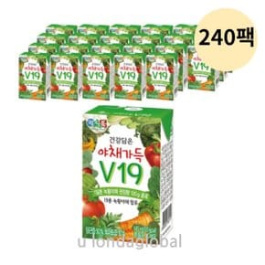 정식품 건강담은 V19 야채 즙 주스 음료 145ml 240팩