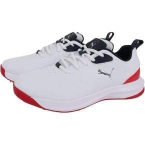 일본 데상트 남성 골프화 1829296 PUMA 37608104 Fusion FX Tech Golf Shoes white