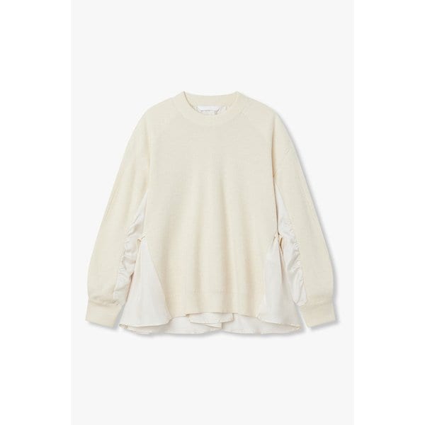 니트 믹스 블라우스 7115460903105