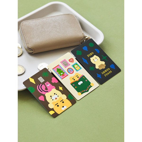 김다예X카카오프렌즈 카드커버 스티커 세트_라&춘