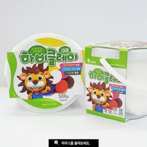 클레이 점토놀이 촉감놀이 만들기 꾸미기재료 색상선택 하비클레이500g