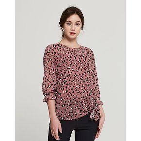 프린트 블라우스 VOCNLVM5151_P393171065