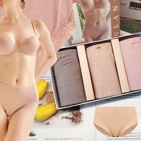 3매 세트 Y존이 편안한 레이스 누디 맥시 팬티 / 여성 데일리 여자 요일 속옷 585 로즈앤 빠른 발송