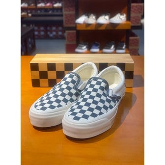 반스 [여주점] (남여공용) 스니커즈 Lx 프리미엄 체커보드 슬립온 98 (블루) (VN000D9P12S)