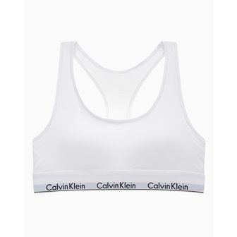 Calvin Klein 여성 모던 코튼 레이서백 브라렛 QF3785AD-100