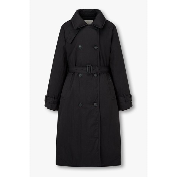 코튼 블렌드 구스다운 롱 코트 7125417513199