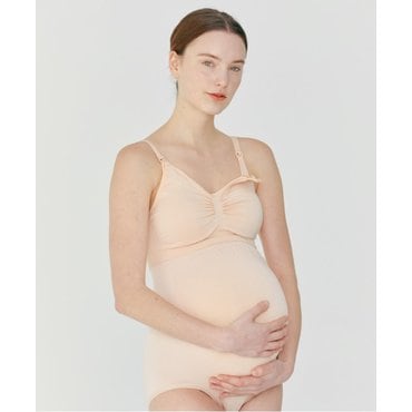 세컨스킨 임부뱀부후크 수유브라 + 임부뱀부 v핏 숏 산전팬티 2종(NXPOU2801+NXPOU7801)