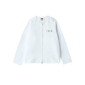 [COLLECTION LINE] ORGANIC TABLE ZIP-UP JUMPER WHITE