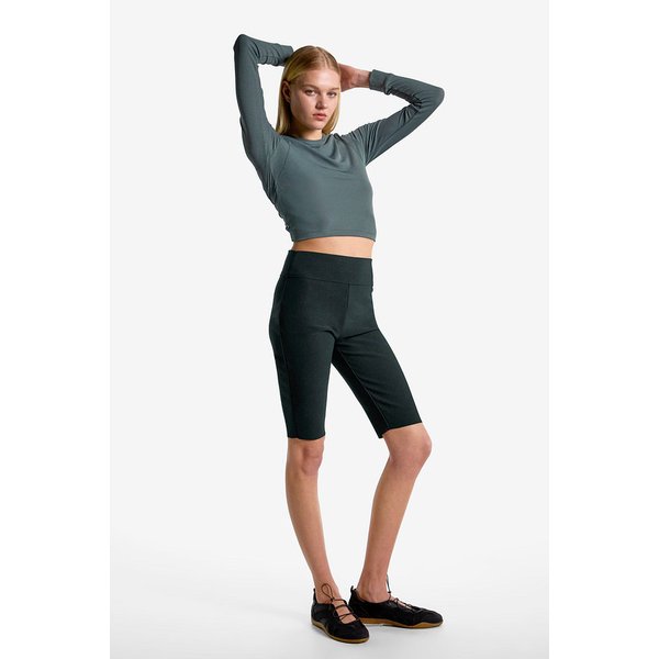 여 크레이프 바이커 팬츠 J916203502043