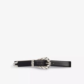 5475760 IRO Embella stud-embellished leather buckle belt