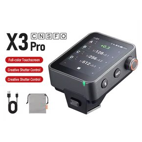 고독스 X3 Pro 무선 플래시 트리거 고속 동조기 대형 터치스크린 소니용
