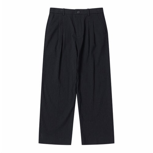 [snug] pleats wide pants (set-up)_CWPAM24445BKX
