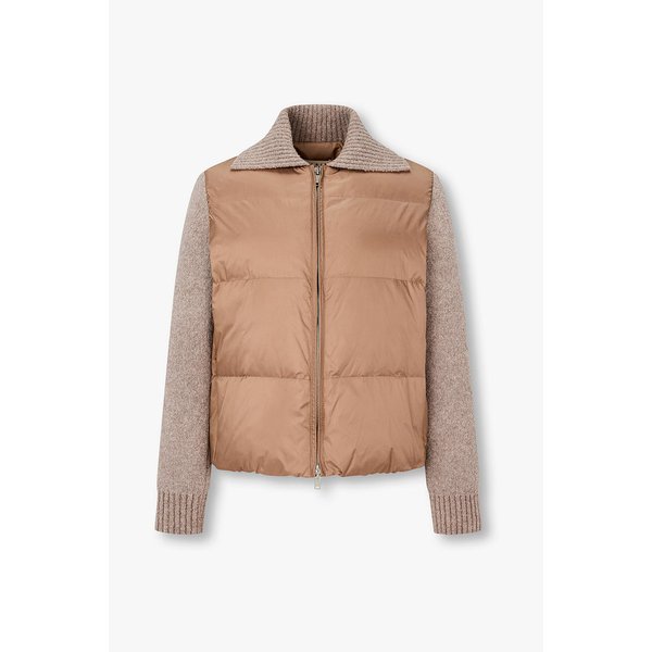 니트 믹스 푸퍼 다운 패딩 자켓 IA16117010103