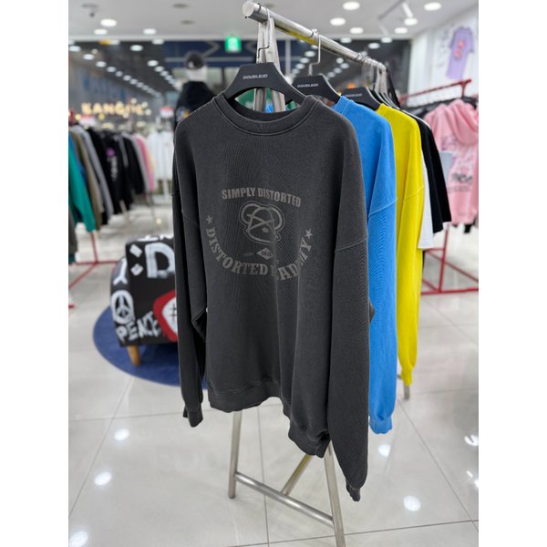 [여주점] 피그베어레터링맨투맨, 챠콜JHET22204