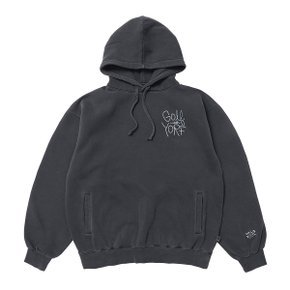 후드티 피그먼트 다잉 마스터 래빗 차콜 HOODIE PIGMENT DYEING MASTER RABBIT CHARCOAL