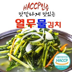  [예님푸드] HACCP인증 국내산 맛깔나게 맛있는 열무물김치 10kg
