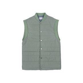 Wave Quilting Vest (Khaki)