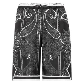 4840881 PHILIPP PLEIN Silk Shorts Paisley Foulard 93337068