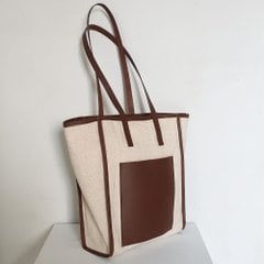 ◎GONIATELIER◎ Daily Shopper Bag | Leather& Canvas 최초판매가135000원]Daily Shopper Bag / Leather & Canvas