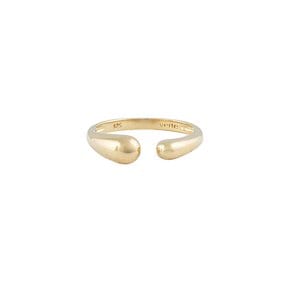 [925 silver] Cinq.silver.158 / ouvert ring (gold ver.)