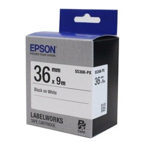 고품질 EPSON)라벨프린터리본(SS36K)백색/흑문자 라벨용리본 (WFHL14I)