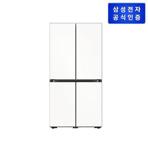 (삼성) 비스포크 냉장고 4도어 RF85DB90B2JHEW 875L [에센셜 화이트]..[34129446]