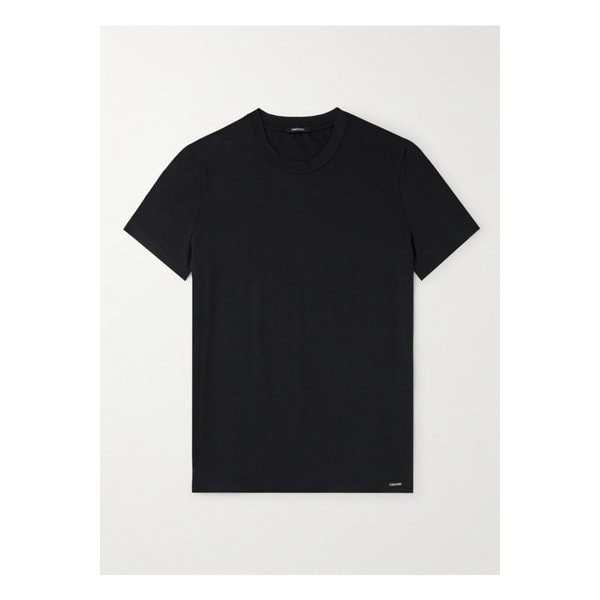 슬림핏 스트레치 코튼 모달 블렌드 티셔츠 1647597337958796