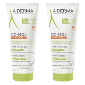 A-DERMA 아더마 에몰리엔트 안티 스크래칭 엑소마 컨트롤 크림 200ml 2개