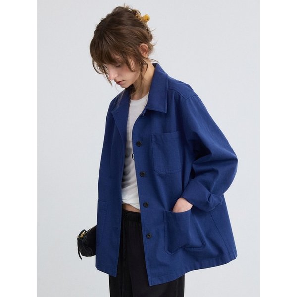 SOFT WORK JACKET - BLUE