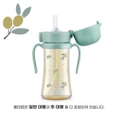 PPSU 300ml 빨대컵 (3색 택 1 / 추 대롱 포함)