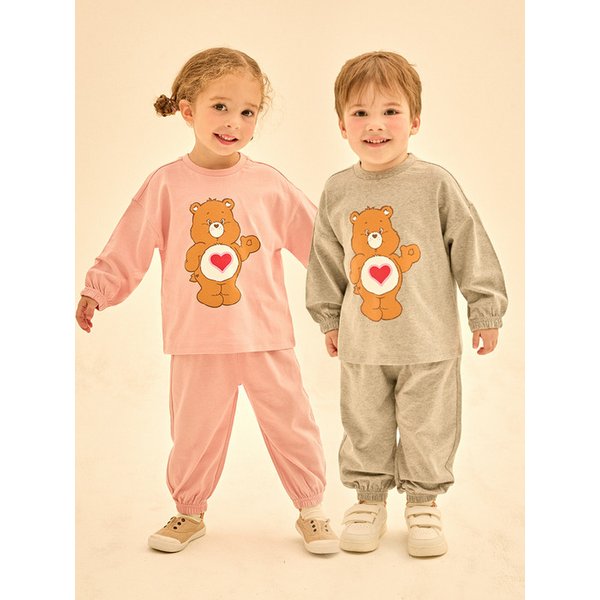 안녕 텐더하트베어 오버핏 조거 상하복