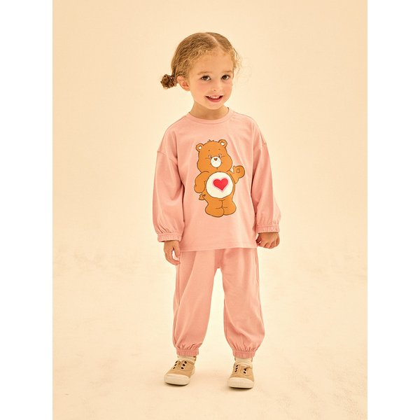 안녕 텐더하트베어 오버핏 조거 상하복