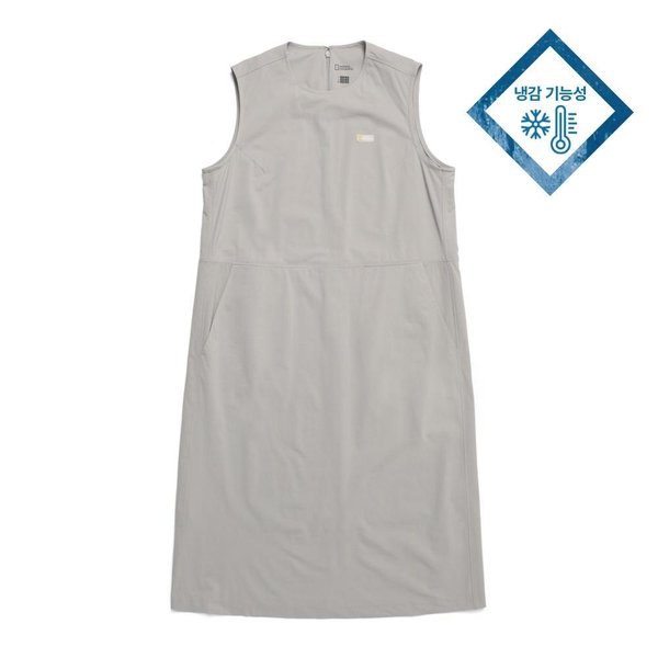 [여주점] N242WOP070 여성 쿨링 원피스 베이지