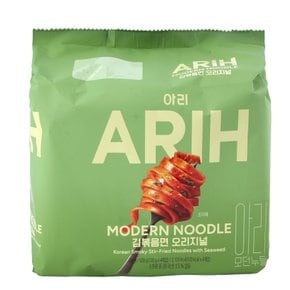아리 모던누들 김볶음면 오리지널 130g*4입