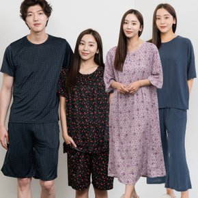 이지웨어/여성원피스/파자마/수면잠옷/밍크/홈웨어/커플잠옷세트/봄 여름 긴팔 반팔 상하 바지 실내복