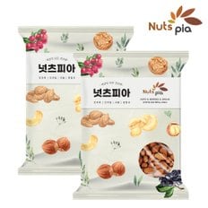 구운 아몬드 500g x 2봉(총 1kg)