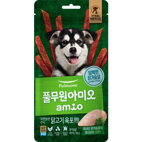 풀무원 자연담은 닭고기 육포 유산균PLUS 50g