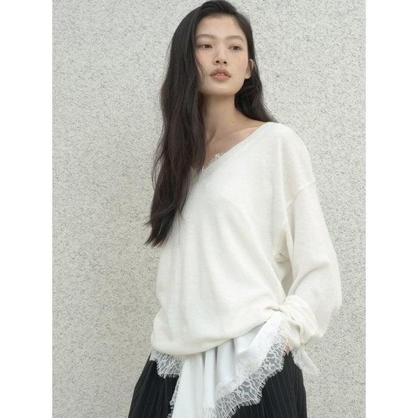 Single Deep V Knit - [4colors]