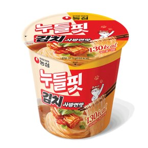 농심 누들핏 김치사발면맛 소컵37.5g X 8개