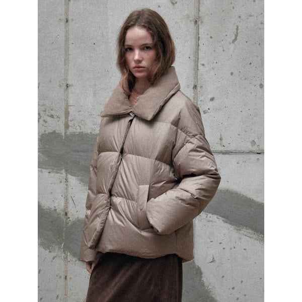 [리퍼브] CASHMERE DETAIL GOOSE DOWN JACKET [3COLORS]