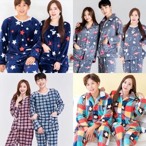 커플잠옷 성인/아동 패밀리 주니어 잠옷바지 원피스 홈웨어 실내복 울트라 극세사 수면 기모 밍크